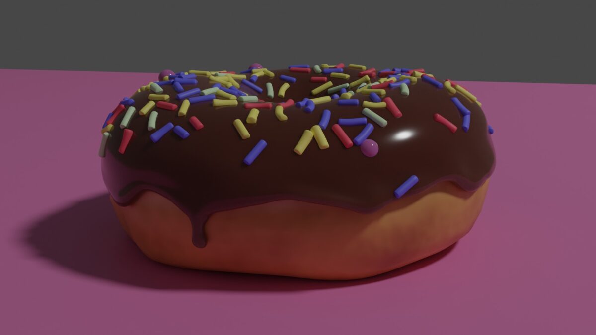 3d donut